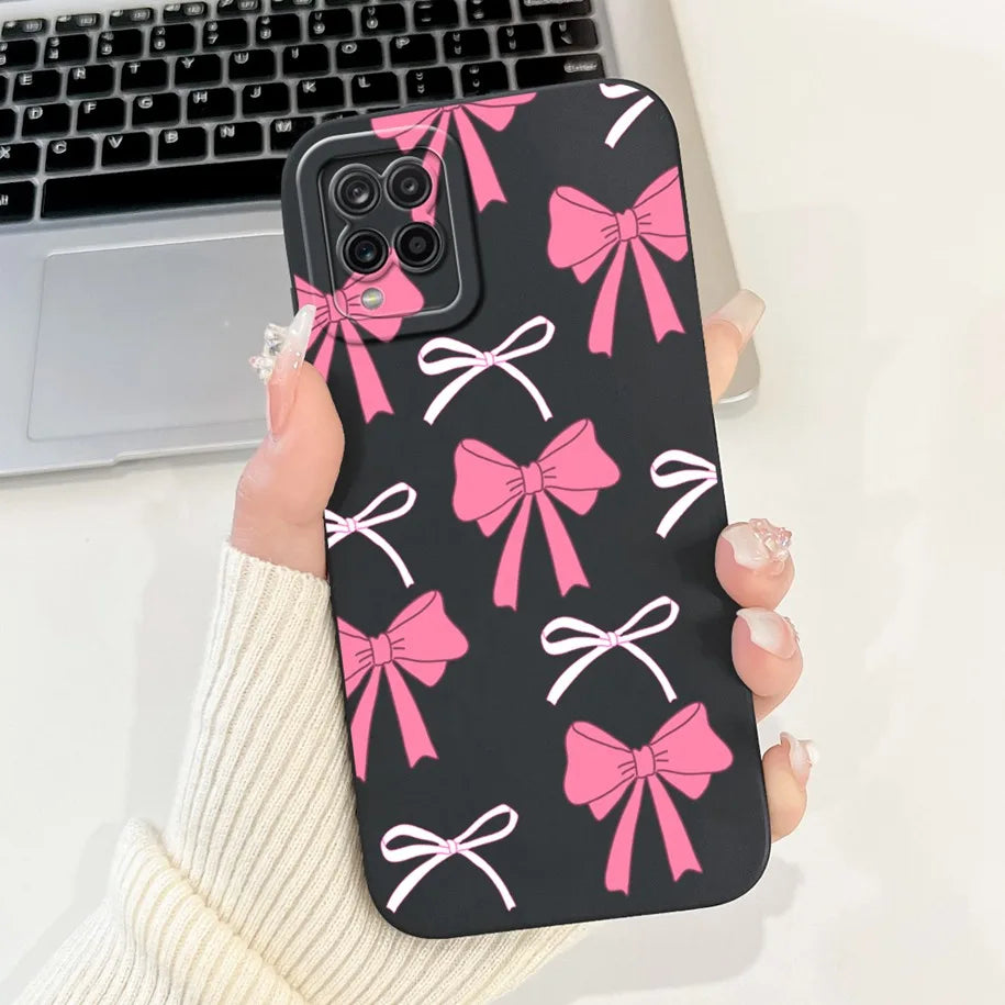 Case For Samsung Galaxy A22 M22 M32 4G Case SM-A225F SM-M225F SM-M325F Shockproof Cover Fashion Painted Soft Silicone Phone Capa