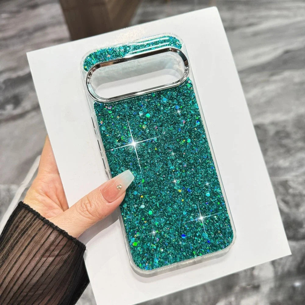 Light Luxury Crystal Bling Shining Skin-friendly Case For Google Pixel 10 9 Pro XL 9 8 A Pro Full-pack Anti-Drop Protector Cover
