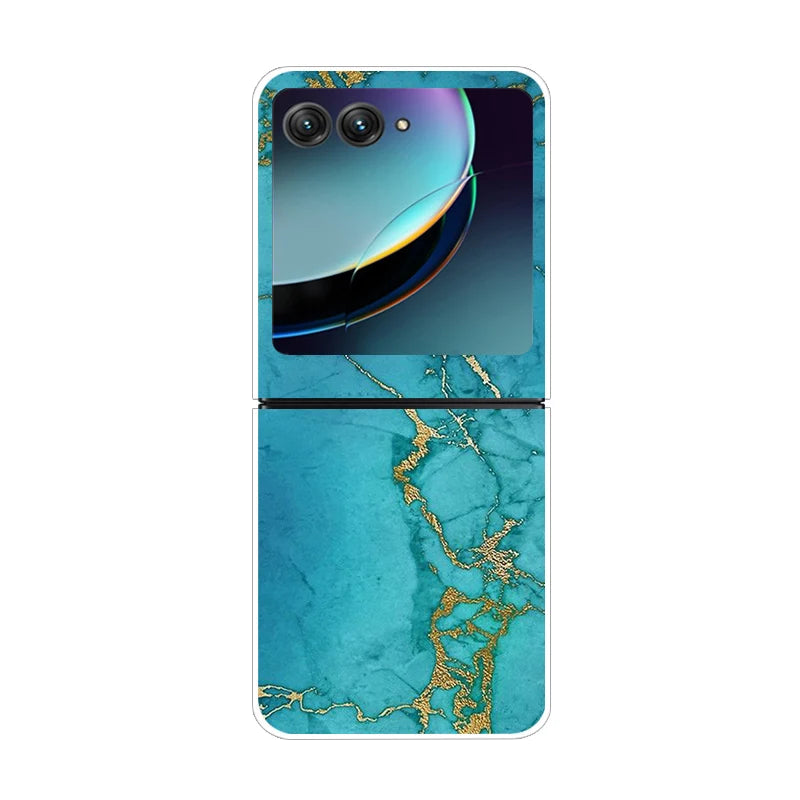 For Motorola Razr 50 Ultra Case Cute Transparent PC Hard Case Back Cover For Moto Razr 50 Ultra Phone Coque 50Ultra Plus Capa