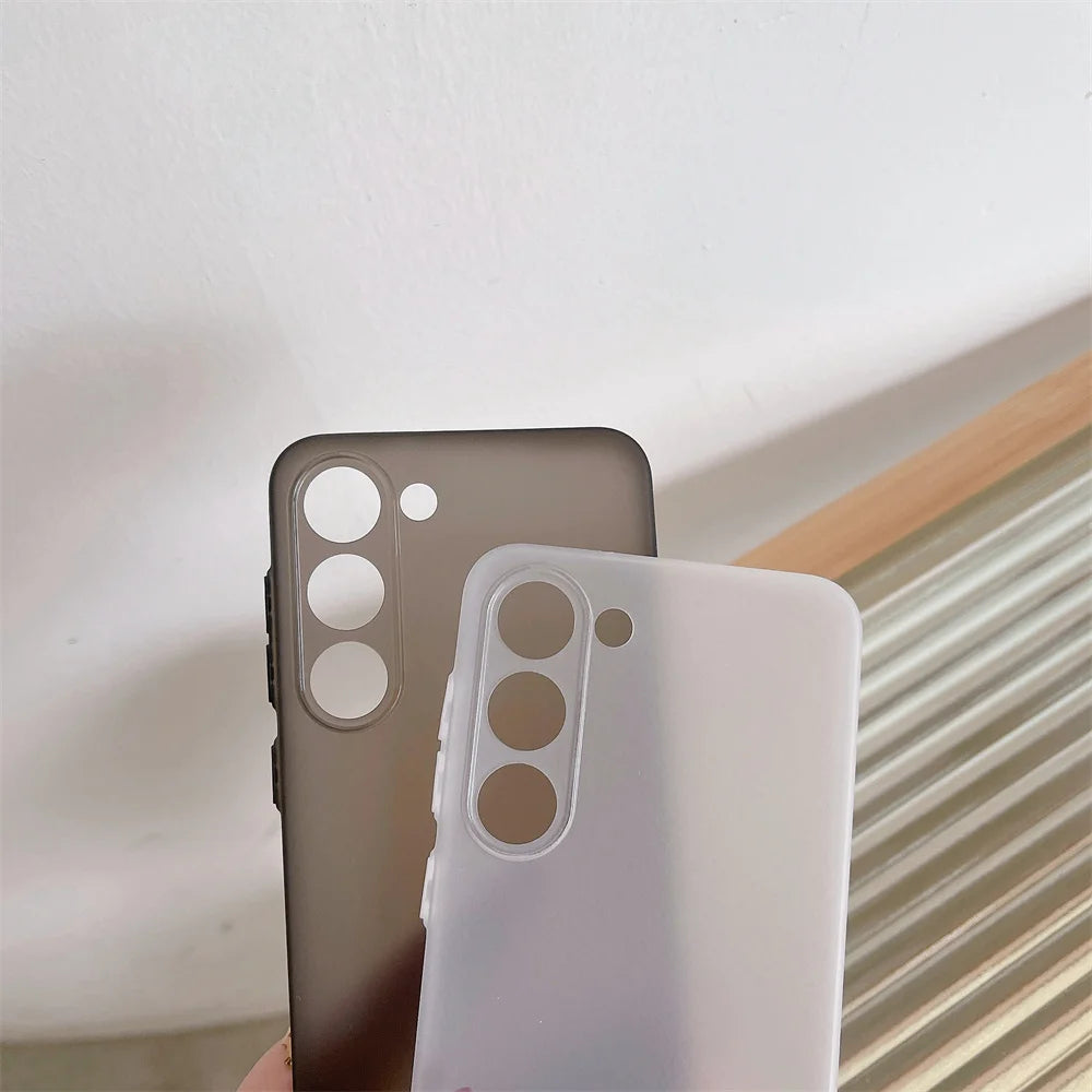 Thin Matte Shockproof Case For Samsung Galaxy S25 S24 S23 S22 S21 Ultra Plus FE A52 A53 A73 A72 A32 A14 A54 Note 20 Ultra Cover