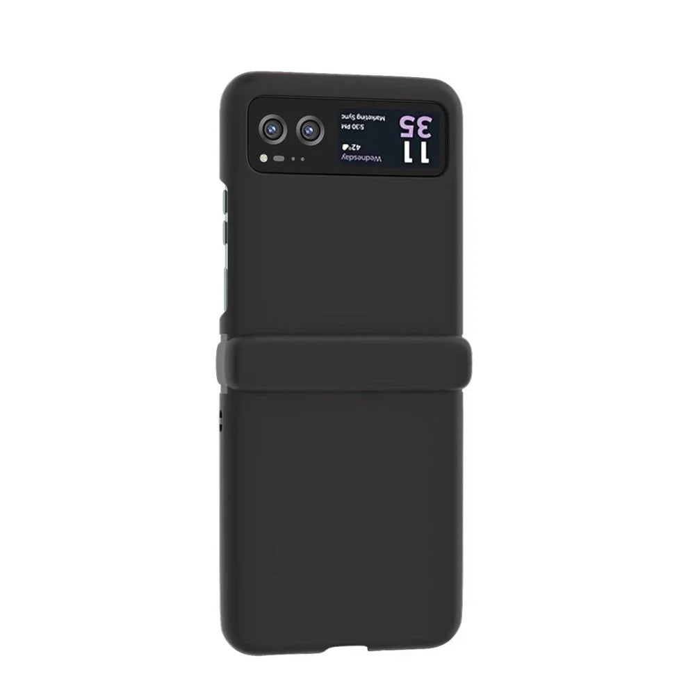 Candy Color Hinge Protective Case For MOTO Razr 50 Ultra Skin Feel Shockproof Flip Cover For MOTO Razr 40 PC Bumper Shell Funda
