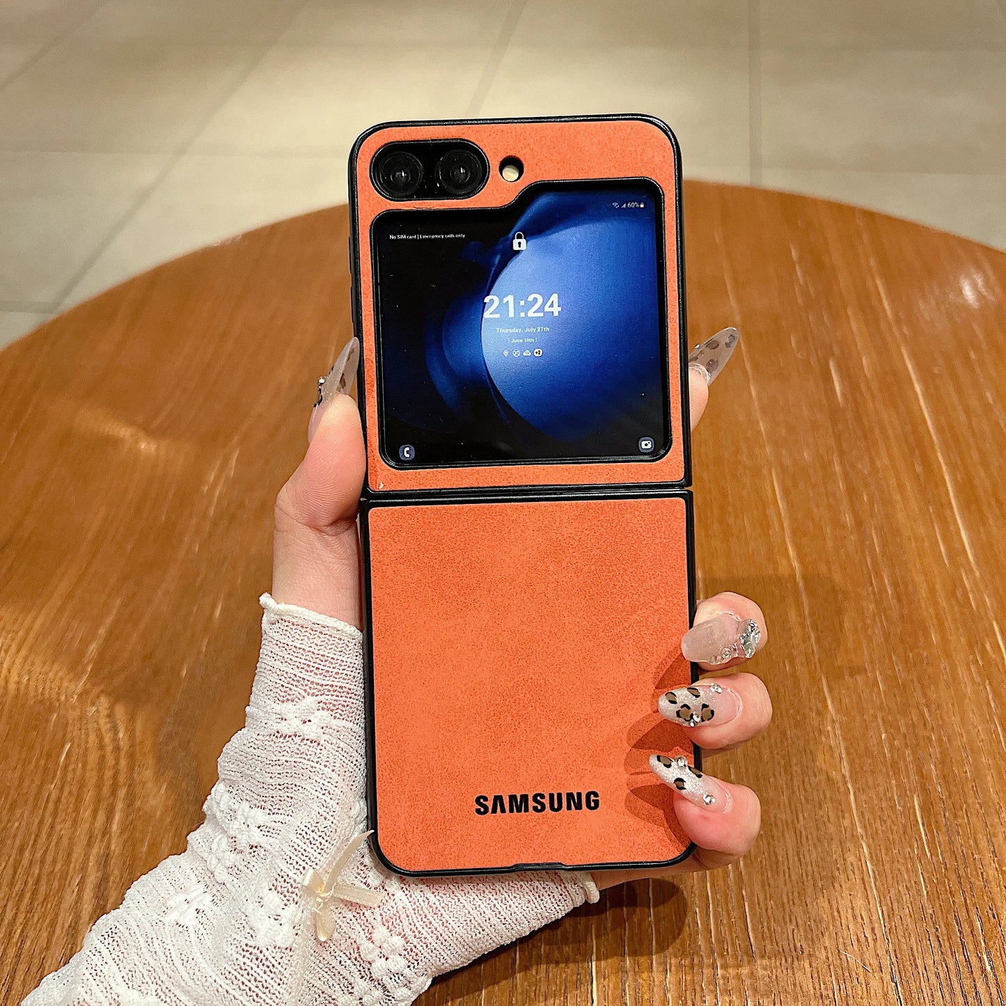 Luxury Business Suede Leather Soft Phone Case Samsung Galaxy Z Flip 6 5 4 3 Shockproof Matte Protective Z Flip6 5 4 3 Back Cover