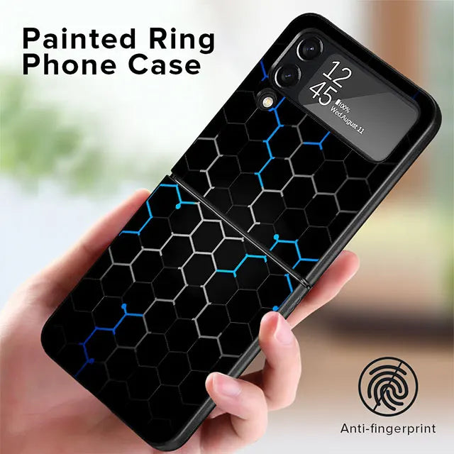 Carbon fiber Shockproof Cases Cover for Samsung Galaxy Z Flip 4 5G Z Flip 3 zflip ZFlip3 Z Flip5 ZFlip4 Flip5 Hard PC Coque