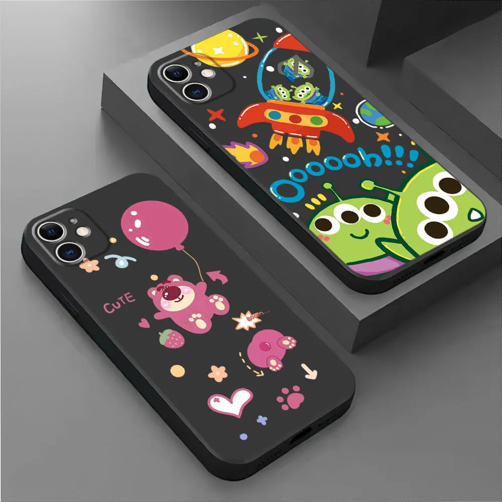 Disney Cartoon Toy Story Case for Google Pixel 7a 8 Pro 6 Pro 7 Pro 6a Bag Silicone Cover