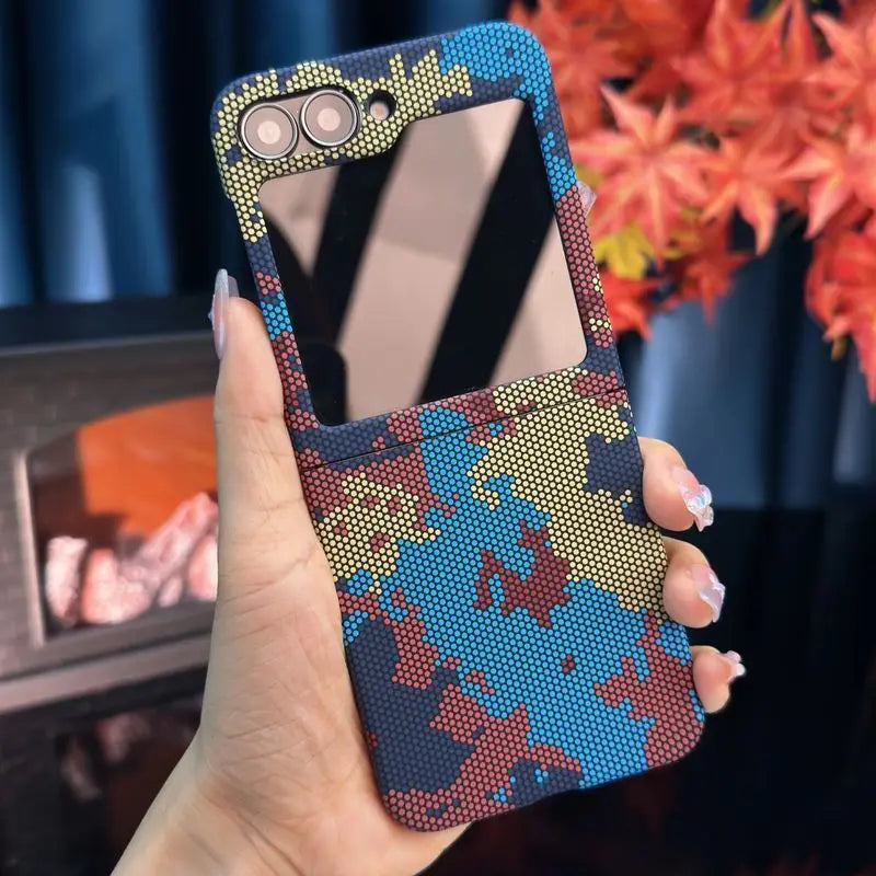 For Motorola Razr 60 Ultra Case Hard PC carbon fiber camouflage Protective Back Cover Case For Moto Razr 60 50 40 Ultra Shell