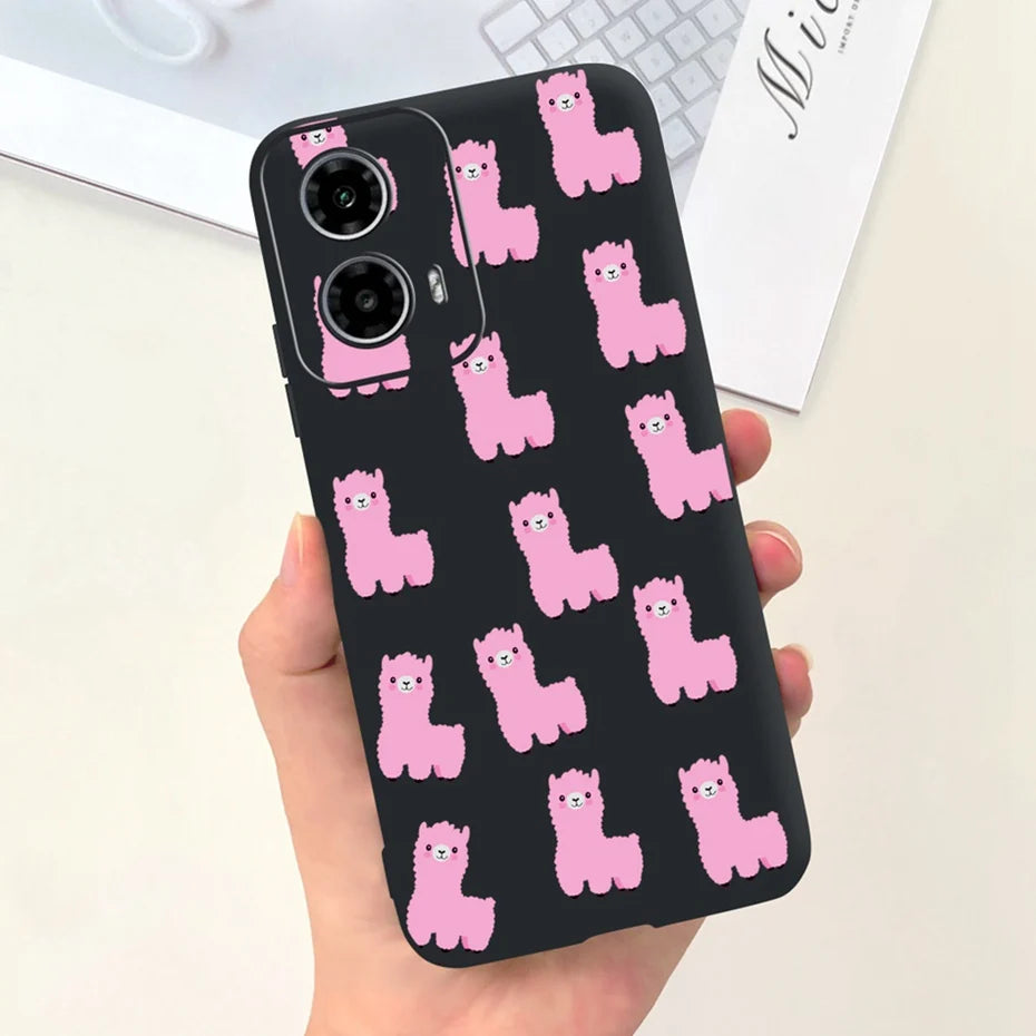 Cute Pattern Phone Case For Motorola Moto G24 G34 4G 5G Soft Silicon Protective Cover For MOTO G24 G34 Bumper