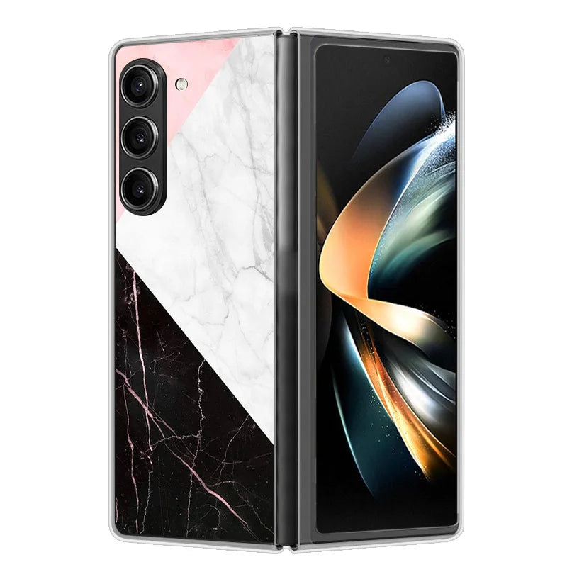 Case For Samsung Galaxy Z Fold 6 Cover Shockproof Hard Plastic PC Cases For Samsung Z Fold6 Fold 6 5G Fundas Cute Painted Bumper
