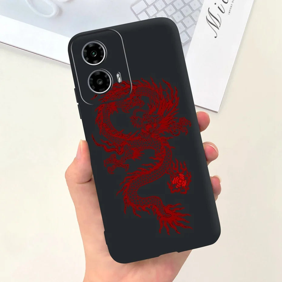Cute Pattern Phone Case For Motorola Moto G24 G34 4G 5G Soft Silicon Protective Cover For MOTO G24 G34 Bumper