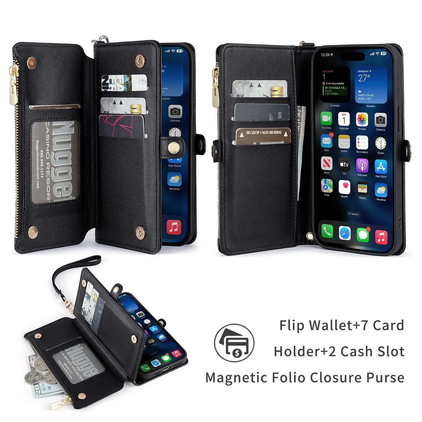 Flip Cover Leather Wallet Case for MOTO Motorola G30 G31 G32 G34 G41 G42 G50 G51 G52J G53J G53Y 4G 5G II Protection Magnetic Bag
