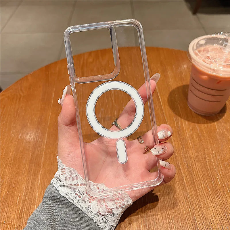 Rainbow Gradient Phone Case For Motorola moto G 5G 2025 Stylus Edge50 fusion G85 G45 G34 Magsafe Magnetic Cover Funda