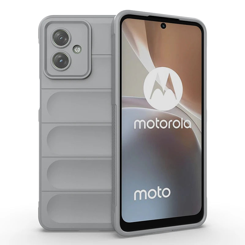 For Moto Edge 50 Pro Rugger Armor Silicone Case,AirBag Anti-shock Rubber Case For Moto G14 G54 G84