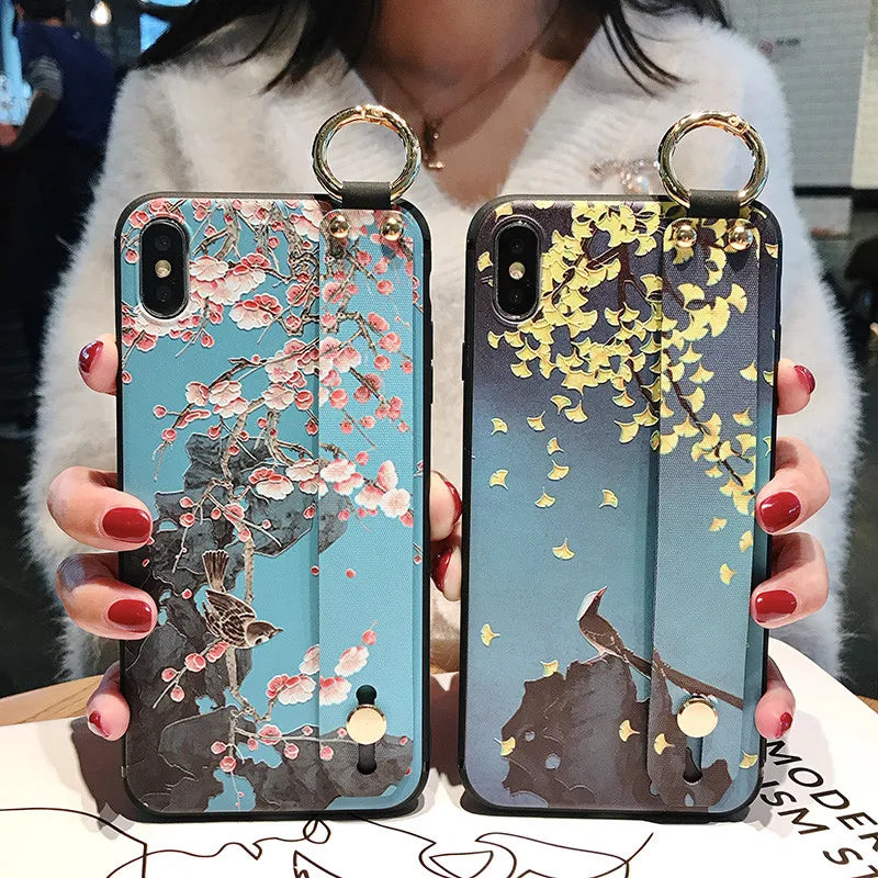 For Moto G55 35 75 15 34 14 84 05 Wrist Strap Case For Motorola Edge 40 50 60 Fusion Neo Pro 60 Stylus Ultra Long Lanyard Cover