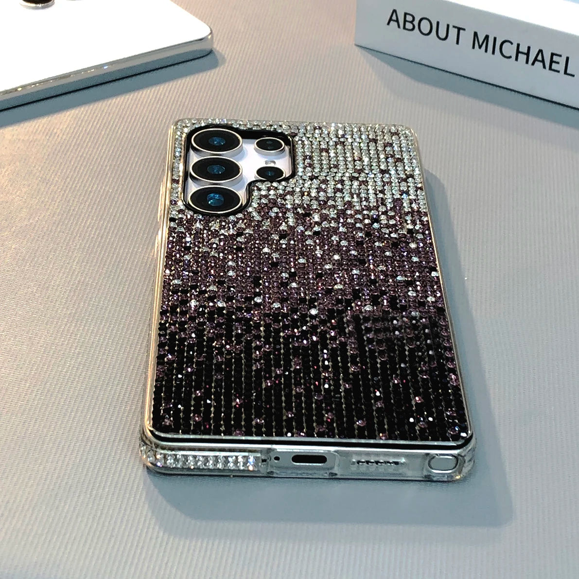 Luxury Bling Full Shinny Diamond Case For Samsung S23 S24 S25 Ultra S25 Plus S25 S24 S23 S22 S21 S20 Note20 Ultra Glitter Cover