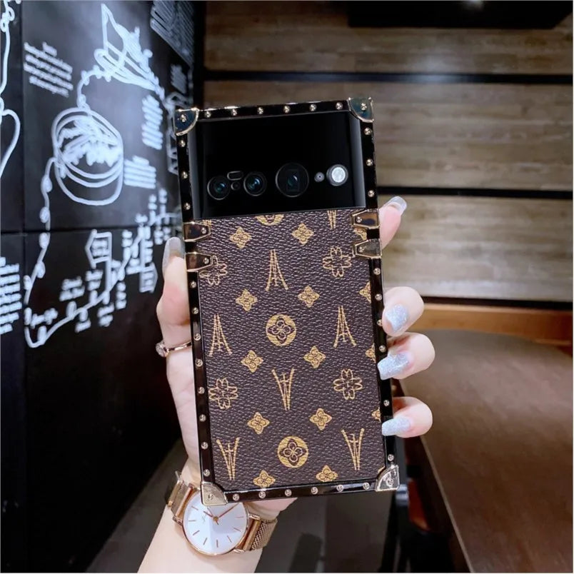 Luxury Phone Case for Google Pixel 7 8 Pro 6 5G Gogle Pixle 7a 6a 7pro Pixel6 Pixle7 Pixle8 Pro Shockproof Women Leather Cover