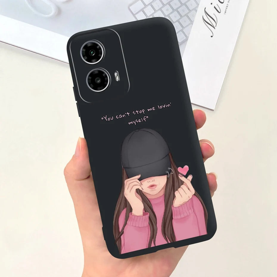 Cute Pattern Phone Case For Motorola Moto G24 G34 4G 5G Soft Silicon Protective Cover For MOTO G24 G34 Bumper