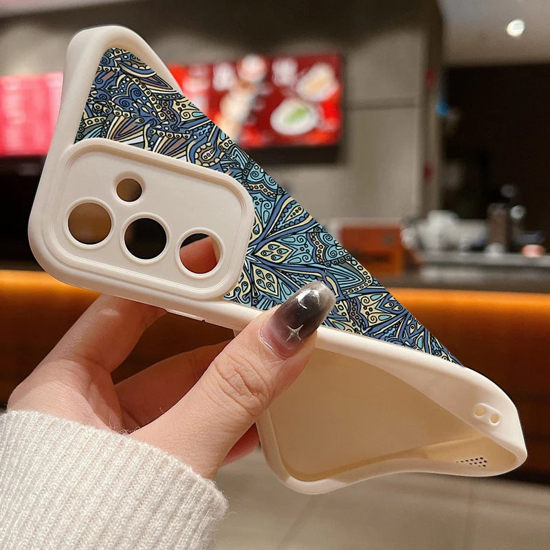 Retro Style Soft Silicone Case For Samsung Galaxy S24 S23 S22 S25 Ultra S24 FE A55 A56 A15 A16 A35 A25 A26 A54 5G Phone Cover