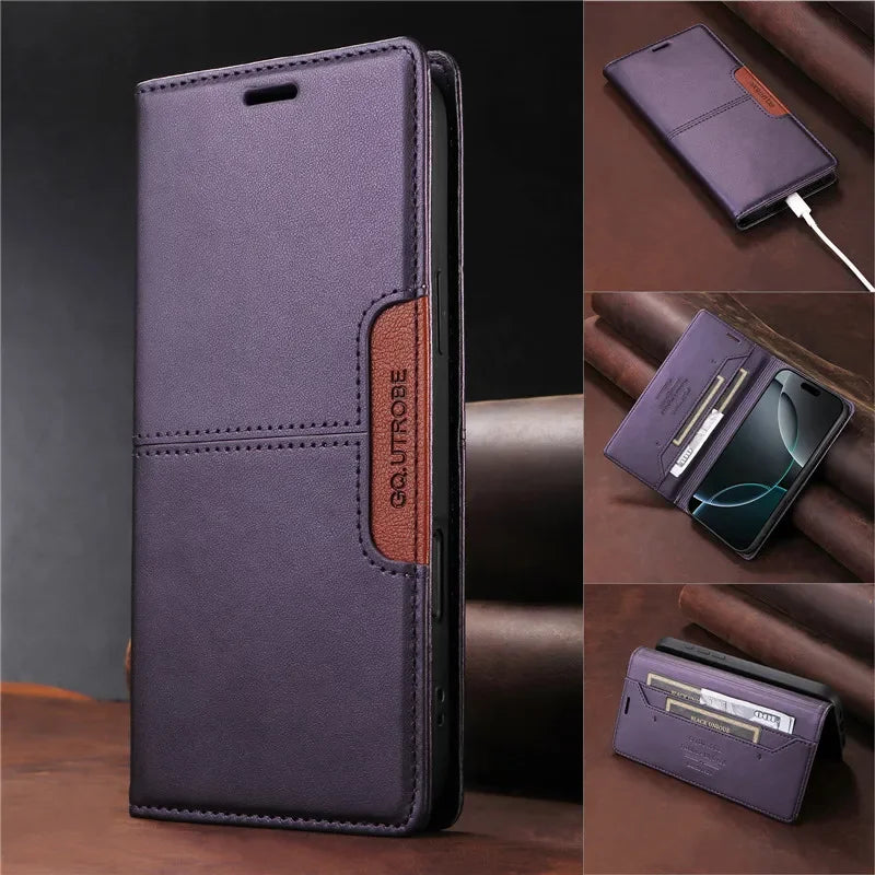 Magnetic Wallet Anti-theft Leather Case For Google Pixel 9a 9 Pro XL 8a 7a Pixel8a Pixel9a 5G Card Holder Phone Book Flip Cover