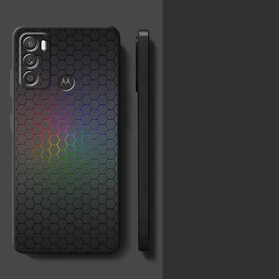 Carbon Fiber Phone Case for Motorola Moto G30 G50 G51 G60S G22 G32 G52 G53 G73 20 30 40 Pro 20 Lite 30 Fusion Edge 40 Cover