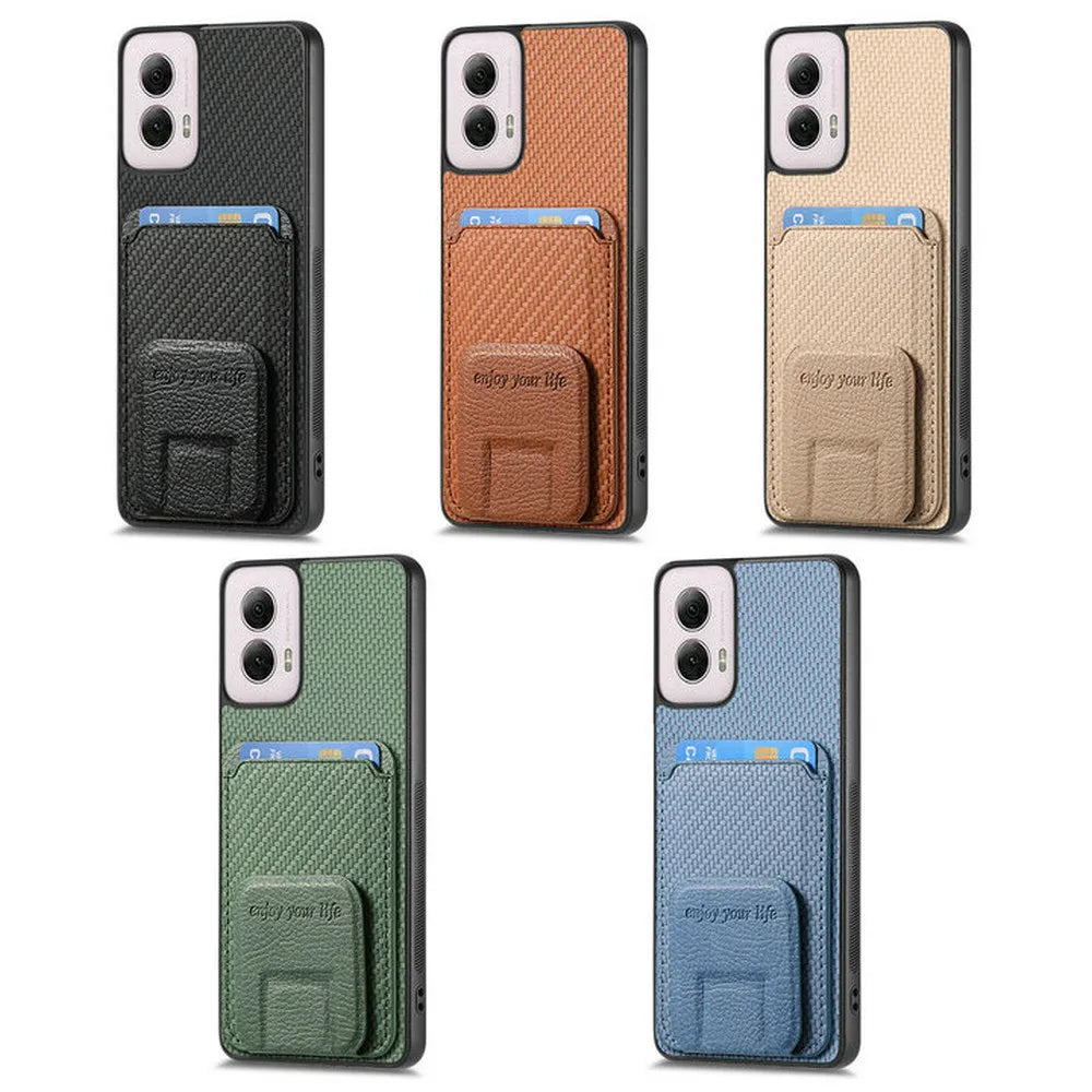 Luxury Case For Motorola G96 5G Leather Card Stand Back Funda Moto G15 Power G05 G35 G45 G55 G75 G85 G34 G96 E15 Magnet Cover