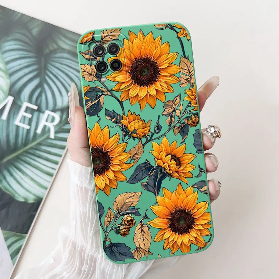 Case For Samsung Galaxy A22 M22 M32 4G Case SM-A225F SM-M225F SM-M325F Shockproof Cover Fashion Painted Soft Silicone Phone Capa