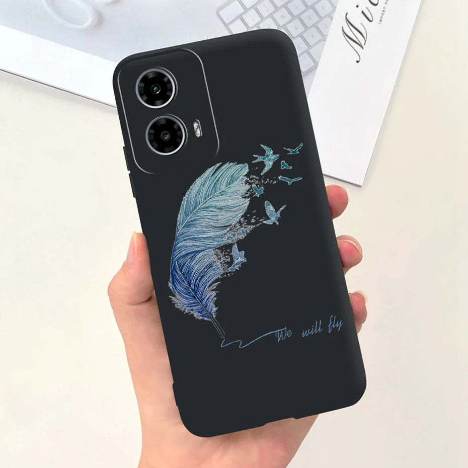 Cute Pattern Phone Case For Motorola Moto G24 G34 4G 5G Soft Silicon Protective Cover For MOTO G24 G34 Bumper