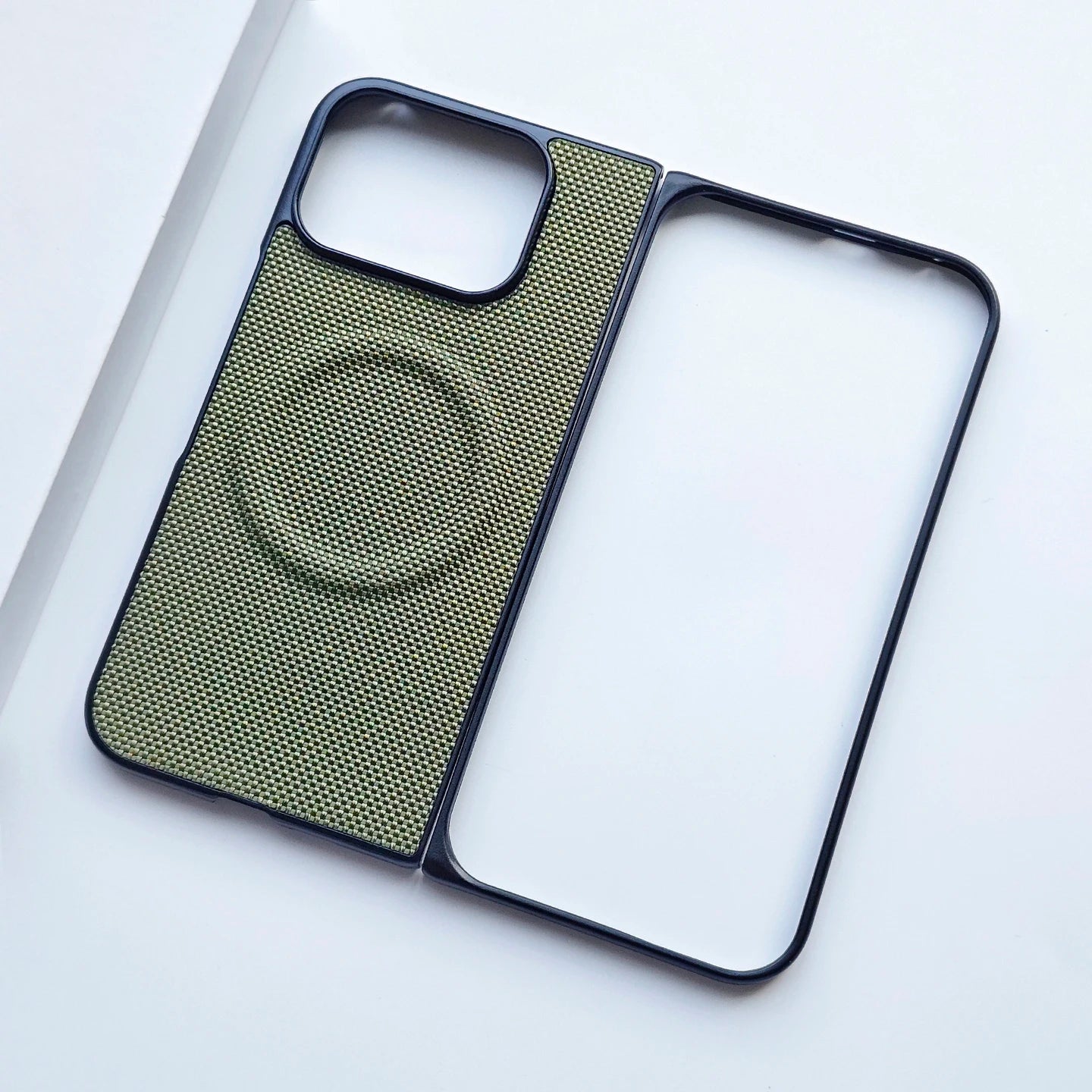 For Google Pixel 10 Pro Fold Case Hard Nylon Woven Texture Leather Magnetism Anti fall Cover For Pixel 10 Pro Fold Shell Bumper