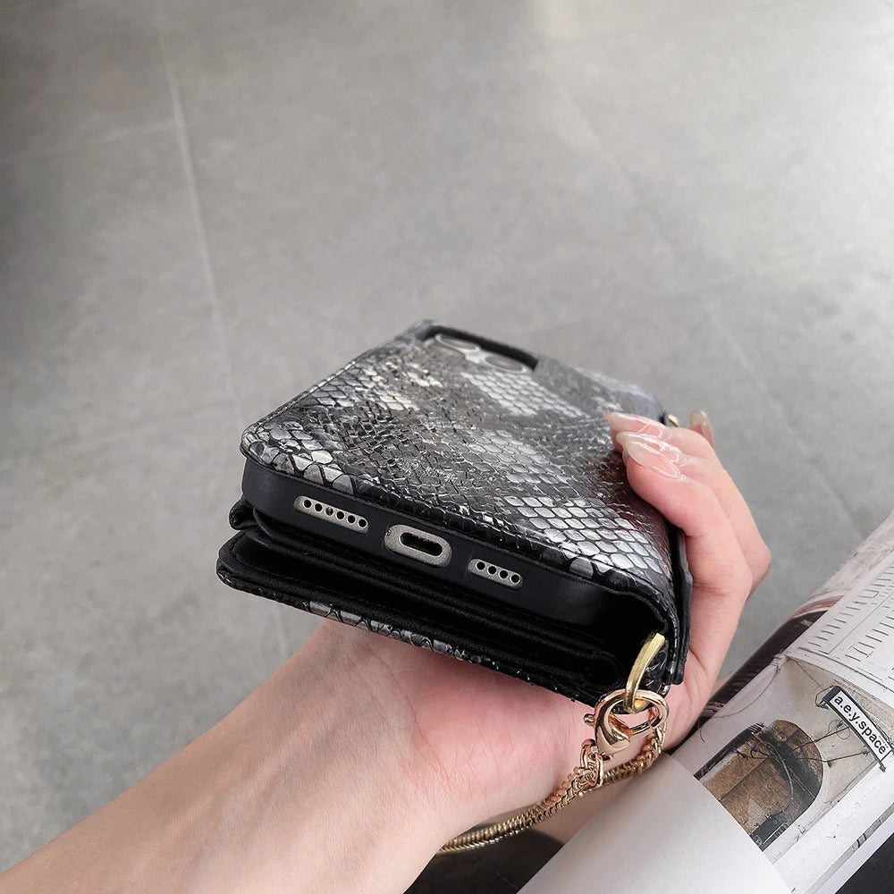 Fashion Zipper Wallet crossbody Case for Samsung Galaxy S25 S24 S23 S22 Ultra S25 Plus FE Samsung A56 A36 A26 A16 Leather Cover