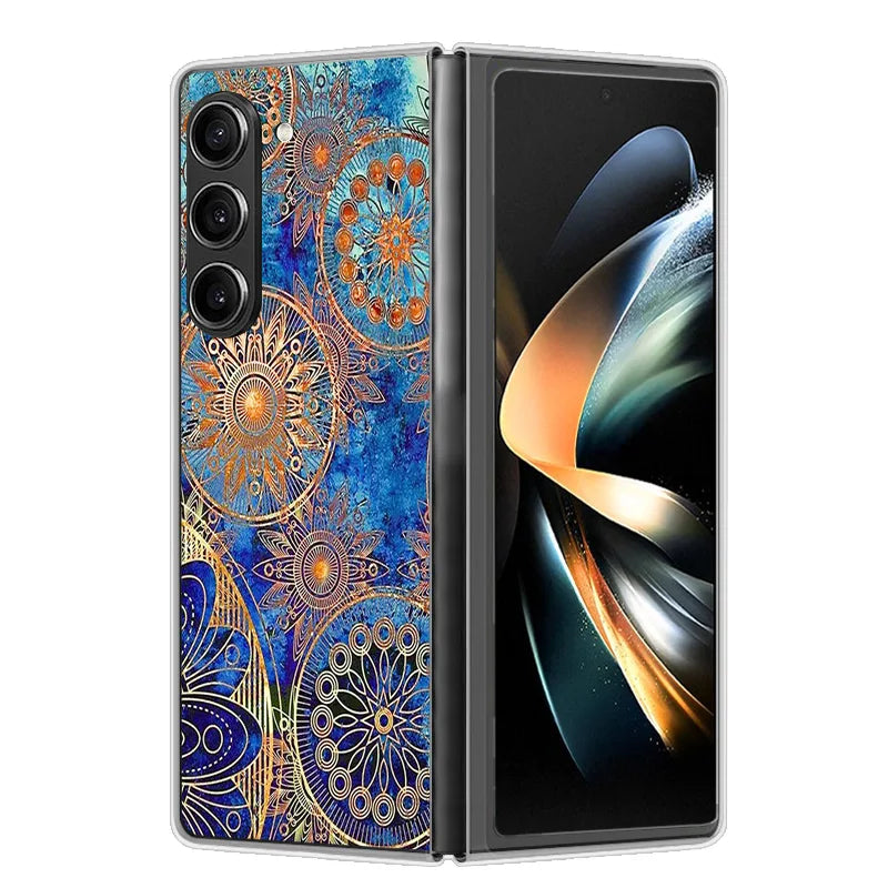 Case For Samsung Galaxy Z Fold 6 Cover Shockproof Hard Plastic PC Cases For Samsung Z Fold6 Fold 6 5G Fundas Cute Painted Bumper