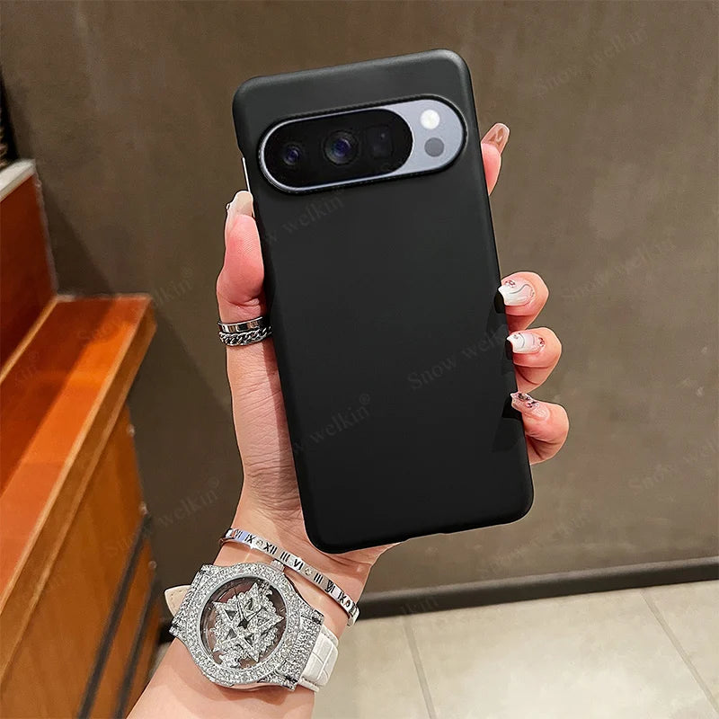 Luxury Rubberized Matte Hard Plastic Case For Google Pixel 11 Pro XL Pixel11 Pro 11Pro Anti-Fingerprint PC Back Phone Case Cover