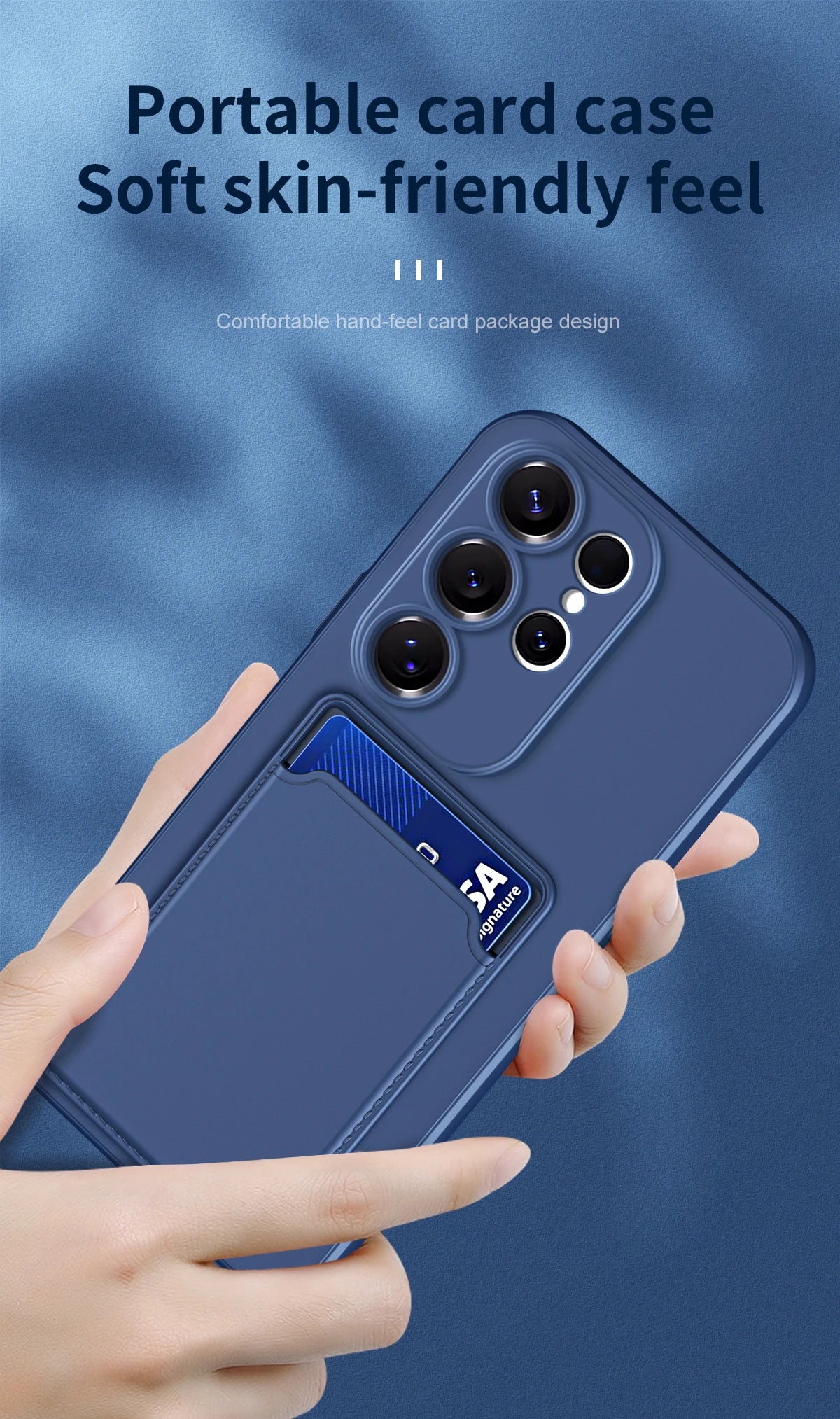 Liquid Silicone Case For Samsung Galaxy S25 S24 S23 S22 S21 S20 Ultra Plus FE Note 20 10 Ultra A16 A56 A26 A54 Card Holder Cover