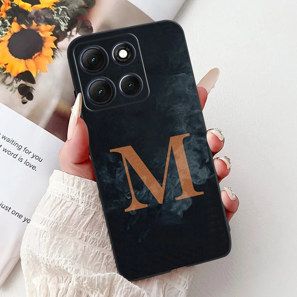 Fashion Flower Letters Case For Motorola Moto G56 G86 Power Cover XT2527-2 XT2529-2 G 86 G 56 Soft TPU Silicone Shockproof Funda