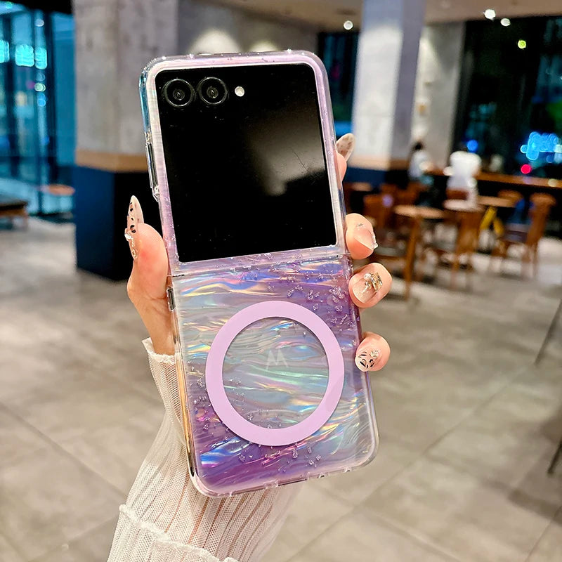 Case for Motorola Razr 60 Ultra 50 Razr+ 2024 Ultra 2025 Diamond Studded Glitter Magnetic Shell Pattern Mobile Phone Case Cover