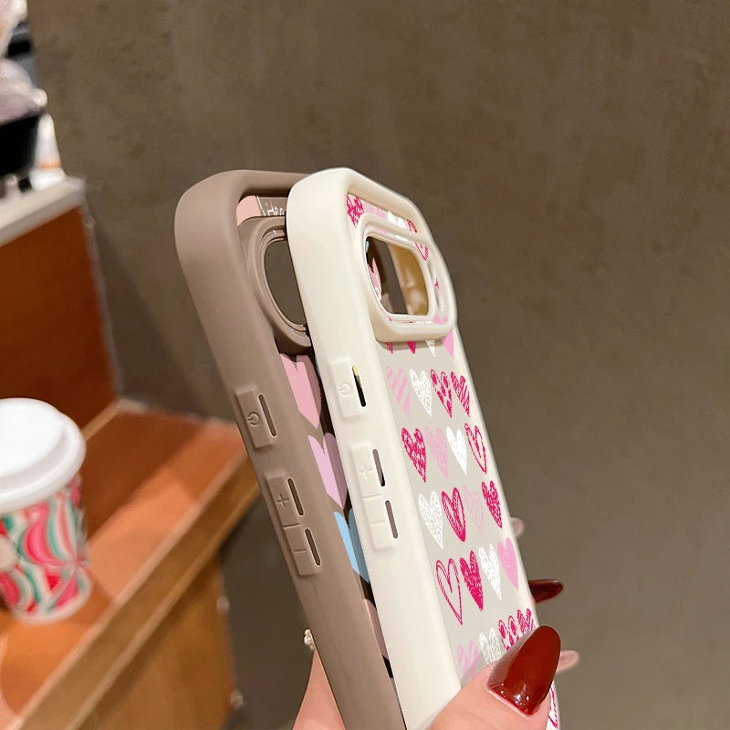 Cute Love Heart Phone Case For Google Pixel 8A 8 Pro 9 Pro XL 7A Shockproof Soft TPU Silicone Protector Cover For Pixel 7 8 Pro