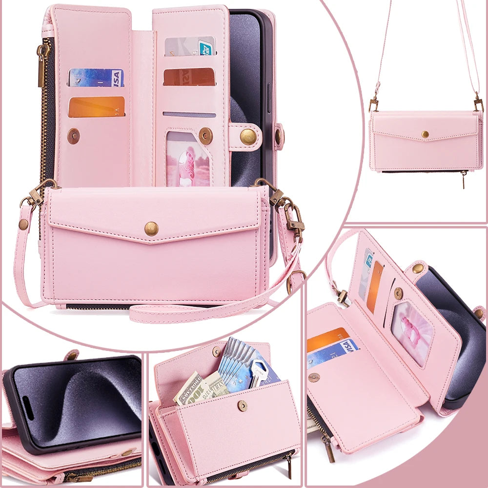 PU Leather Phone Case for MOTO G 5G 2024 G04 G04S G05 G15 G24 G45 G54 G75 G85 E14 Stylus power Play 5G 4G 2024 2025 Flip Cover