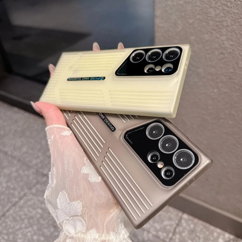 Ultra Thin Summer Heat Dissipation Case For Samsung Galaxy S25 Plus S23 S24 S22 Ultra Breathable Cooling Slim Cover