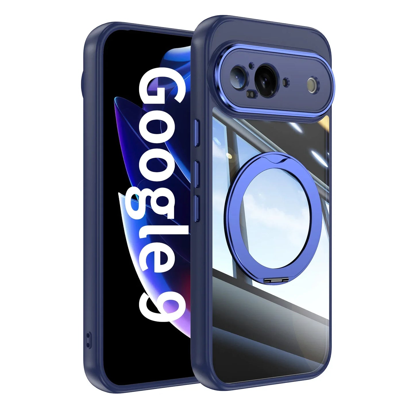 Trendy 360 Degrees Magnetic Rotating Bracket Phone Case for Google Pixel 10 9 8 Pro XL 8A 9A Drop Proof Protective Mobile Cover