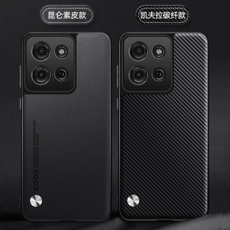 Plain PU Leather Case for Motorola Moto G75 G55 G35 G85 Edge 50 Fusion 40 Neo Silicone Matte Bumper Soft Frame Shockproof Cover