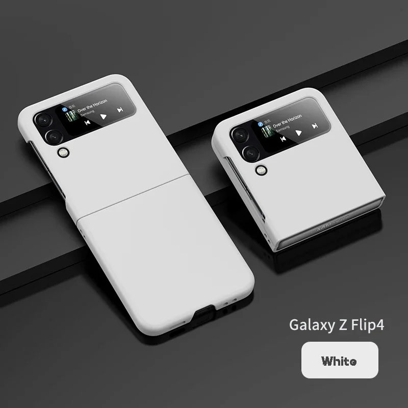 Skin Feel Hard Case for Samsung Galaxy Z Flip 3 4 5 6 7 5G Flip7 Flip6 Protection Luxury Foldable Shockproof Ultrathin Cover