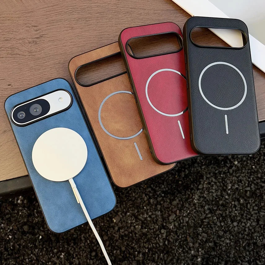 Classic vintage pattern built-in magnetic ring thin circle case For Pixel 10 Pro XL Google Pixe10 Pro Protection Cover