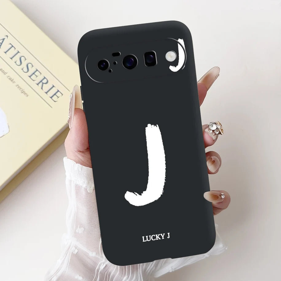 For Google Pixel 10 Pro XL 5G Case Lucky Crown Flower Letters Silicone Soft Cover For Pixel10 10Pro Pixel10 pro XL Protect Cover