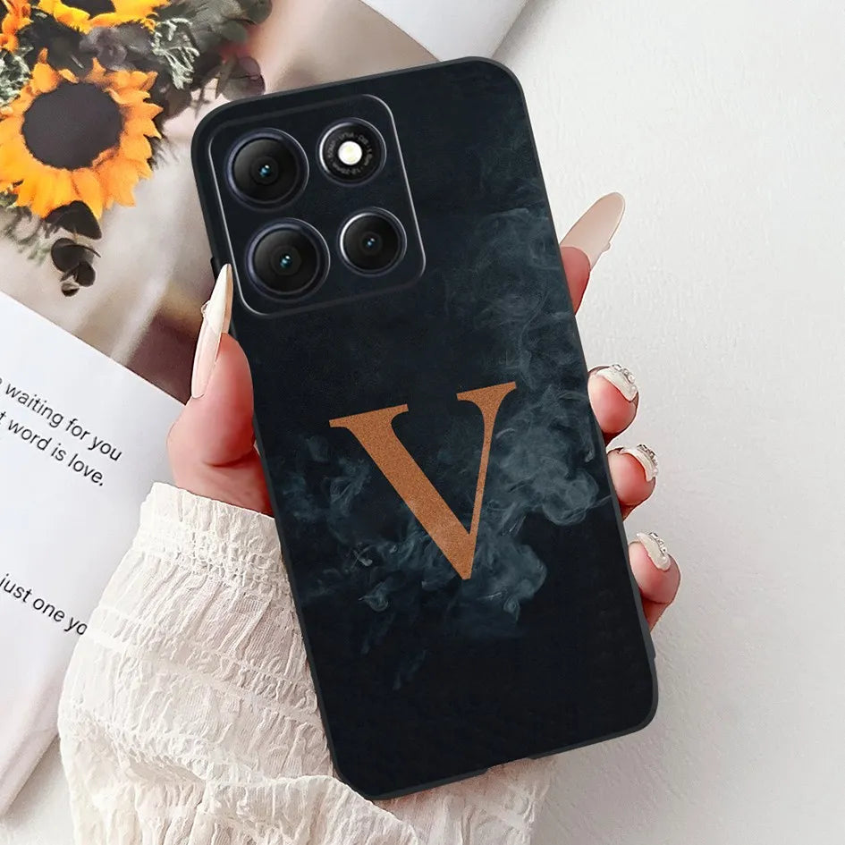 Fashion Flower Letters Case For Motorola Moto G56 G86 Power Cover XT2527-2 XT2529-2 G 86 G 56 Soft TPU Silicone Shockproof Funda