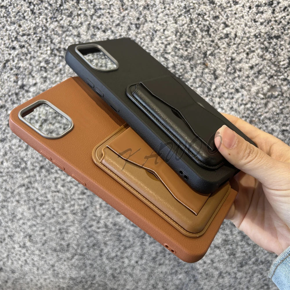 Leather Card Slots Holder Soft TPU Case For Motorola Moto Edge 40 Neo 50 Fusion G85 G45 G35 G54 5G Cover Wallet Stand Phone Capa