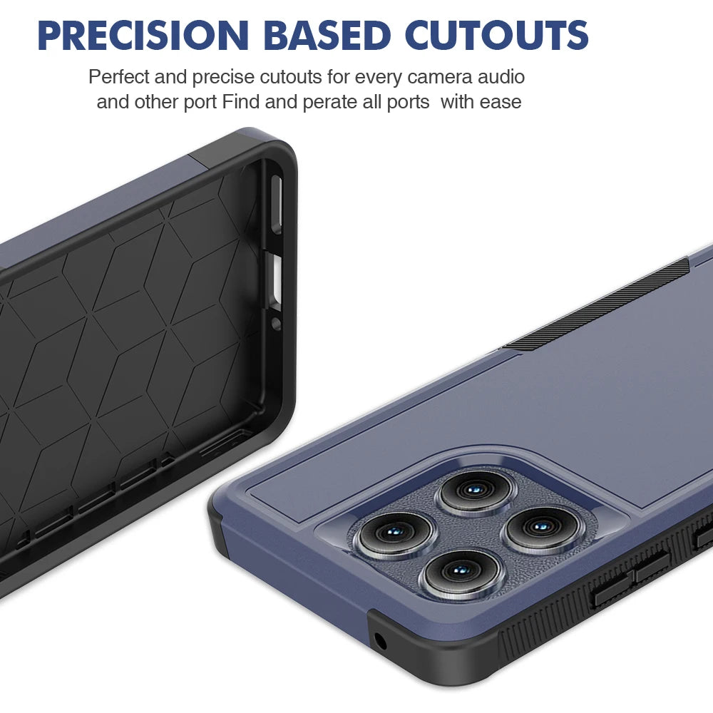 Armor Shockproof Phone Case For Motorola Moto G Power Stylus 5G Edge 2025 2024 2023 GPure GPlay Edge 40Neo G84 G54 G14 Razr 50