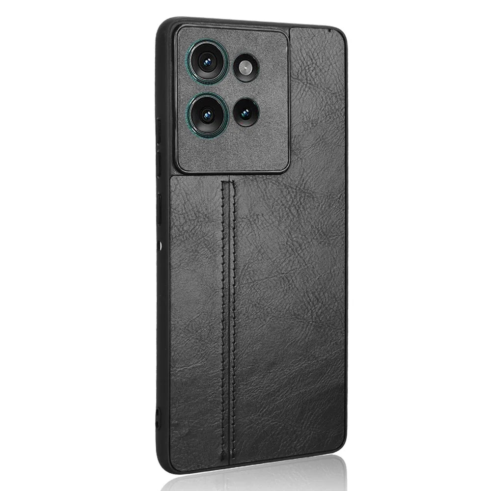 Stitching Fabric Leather Texture Case for Motorola Edge 50 Neo Moto Edge 50 Pro Fusion Ultra Cover Lightweight Coque Fundas Capa