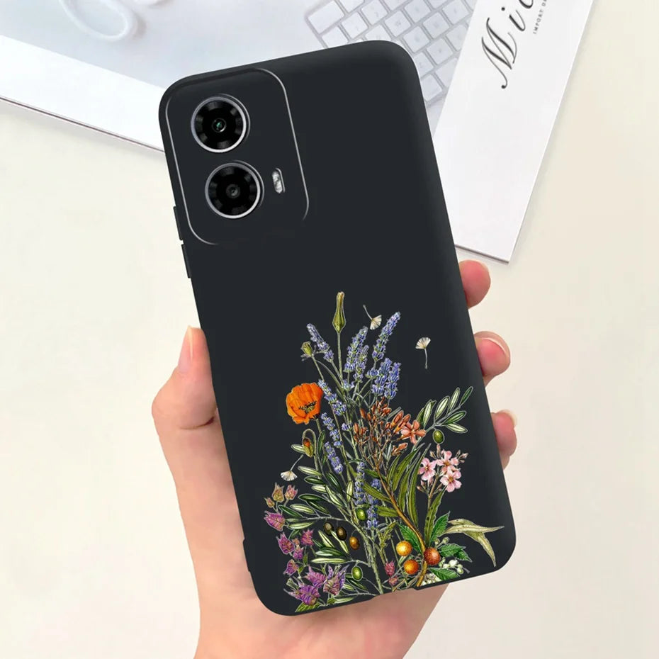 Cute Pattern Phone Case For Motorola Moto G24 G34 4G 5G Soft Silicon Protective Cover For MOTO G24 G34 Bumper