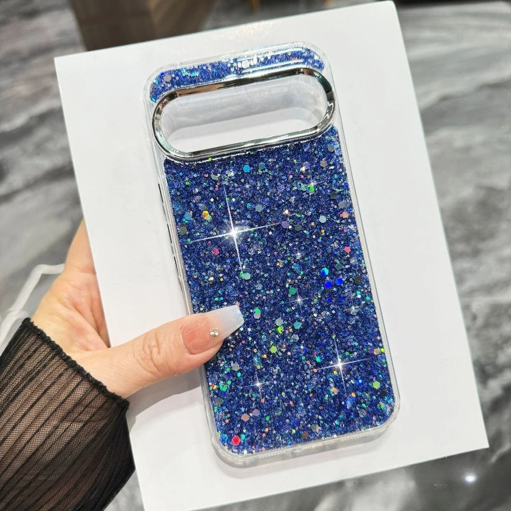 Light Luxury Crystal Bling Shining Skin-friendly Case For Google Pixel 10 9 Pro XL 9 8 A Pro Full-pack Anti-Drop Protector Cover