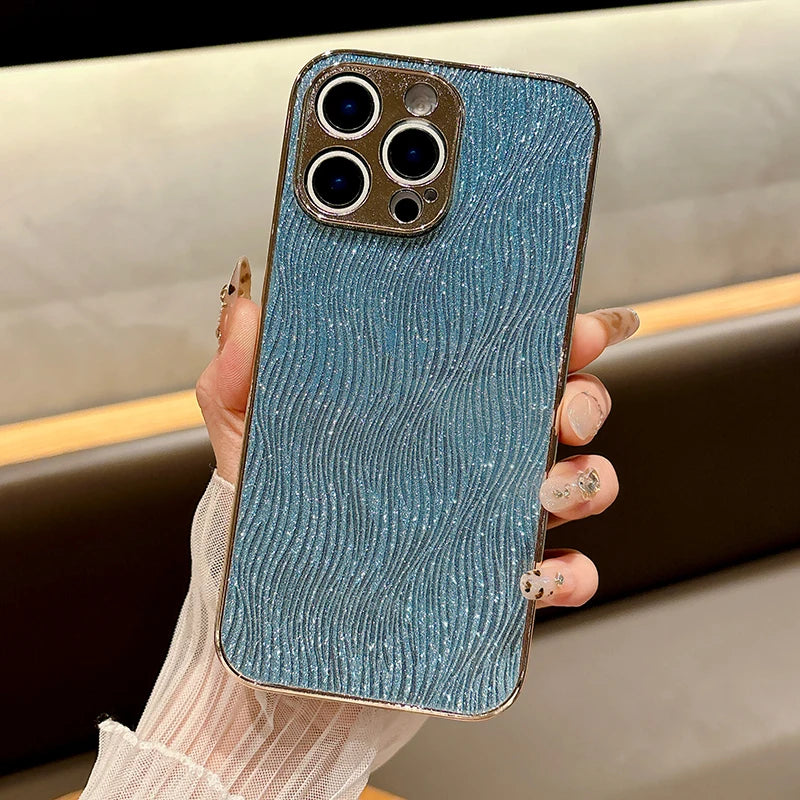 Glitter Rhinestone Shiny Shockproof Cover For Samsung Galaxy S23 FE S24 S25 Edge S24 Ultra Bling Sparkle Girls Pink Phone Case