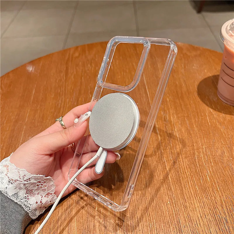 Rainbow Gradient Phone Case For Motorola moto G 5G 2025 Stylus Edge50 fusion G85 G45 G34 Magsafe Magnetic Cover Funda