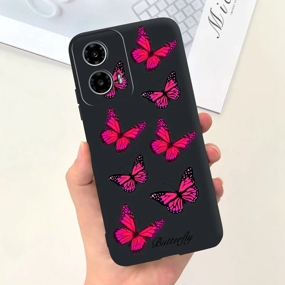 Cute Pattern Phone Case For Motorola Moto G24 G34 4G 5G Soft Silicon Protective Cover For MOTO G24 G34 Bumper