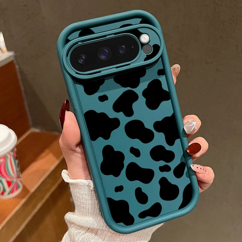 Cow Stripes Printing Soft TPU Phone Case For Google Pixel 8 Pro 8A 9 Pro XL Shockproof Silicone Back Cover For Pixel 9 8 Pro